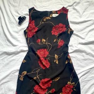Vintage Floral Maxi Dress
